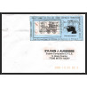 71563 porte timbre 1988 gorfou snares oiseaux birds collectionnez les plis des terres australes taaf lettre cover France