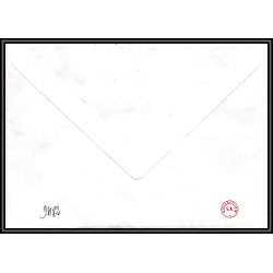 71567 porte timbre 1988 gorfou fiorland oiseaux birds collectionnez les plis des terres australes taaf lettre cover