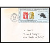 71569 porte timbre 1988 gorfou fiorland oiseaux birds collectionnez les plis des terres australes taaf lettre cover