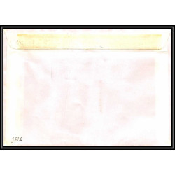 71572 porte timbre 1988 manchot jugulaire oiseaux birds collectionnez les plis des terres australes taaf lettre cover