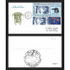 71577 porte timbre 1988 manchot humboldt oiseaux birds collectionnez les plis des terres australes taaf lettre cover