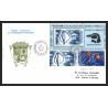 71577 porte timbre 1988 manchot humboldt oiseaux birds collectionnez les plis des terres australes taaf lettre cover