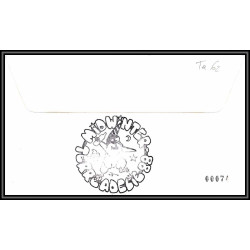 71577 porte timbre 1988 manchot humboldt oiseaux birds collectionnez les plis des terres australes taaf lettre cover