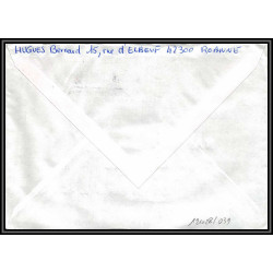71580 porte timbre 1988 manchot galapagos oiseaux birds collectionnez les plis des terres australes taaf lettre cover