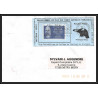 71589 porte timbre 1988 manchot papou oiseaux birds collectionnez les plis des terres australes taaf lettre cover France