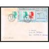 71593 porte timbre 1988 manchot oeuil jaune oiseaux birds collectionnez les plis des terres australes taaf lettre cover