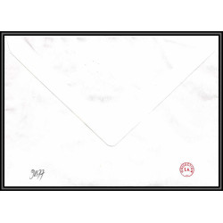 71595 porte timbre 1988 manchot humboldt oiseaux birds collectionnez les plis des terres australes taaf lettre cover