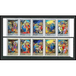 270 - sharjah MNH ** Mi N°737/746 A life of Jésus-Christ religion 