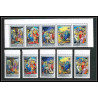270b - sharjah MNH ** Mi N°737/746 A life of Jésus-Christ religion bande + timbres