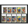 270b - sharjah MNH ** Mi N°737/746 A life of Jésus-Christ religion bande + timbres