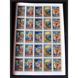 270c - sharjah MNH ** Mi N°737/746 A life of Jésus-Christ religion feuilles sheets