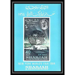 270f - sharjah MNH ** Mi bloc N°8 world exhibition expo 1964 unisphère