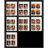 270g - Fujeira MNH ** Mi N°417/423 B Napoléon Tableau (Painting) Non dentelé imperf bloc 4