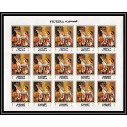 270h - Fujeira MNH ** Mi N°417/423 B Napoléon Tableau (Painting) Non dentelé imperf feuilles sheets