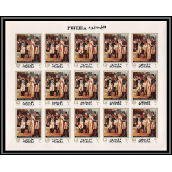 270h - Fujeira MNH ** Mi N°417/423 B Napoléon Tableau (Painting) Non dentelé imperf feuilles sheets