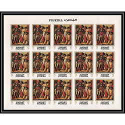 270h - Fujeira MNH ** Mi N°417/423 B Napoléon Tableau (Painting) Non dentelé imperf feuilles sheets