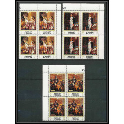 271a - Fujeira MNH ** Mi N°417/423 A Napoléon Tableau (Painting) BLOC 4