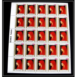 272a - Yemen kingdom MNH ** Mi N°717/725 A Tableau (Painting) feuilles sheets rubens murillo raphael