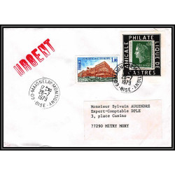 72119 porte timbre maignelay montigny oise 1979 amicale philatelique de castres Tarn cheffer 1611 lettre cover France