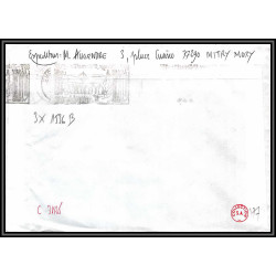 72122 porte timbre compiegne oise 1978 amicale philatelique de castres Tarn cheffer 1536 lettre cover France