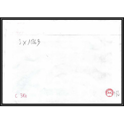 72132 porte timbre vert le petit essonne 1978 amicale philatelique de castres Tarn cheffer 1536 lettre cover France