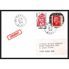 72133 porte timbre ravenel oise 1979 amicale philatelique de castres Tarn cheffer 1536 lettre cover France