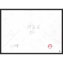 72133 porte timbre ravenel oise 1979 amicale philatelique de castres Tarn cheffer 1536 lettre cover France