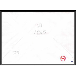 72134 porte timbre gournay sur aronde oise 1979 amicale philatelique de castres Tarn cheffer 1536 lettre cover France