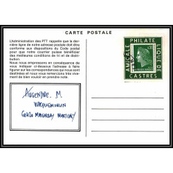 72135 porte timbre ravenel oise 1979 amicale philatelique de castres Tarn cheffer 1611 lettre cover France