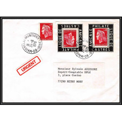 72164 porte timbre maignelay montigny oise 1978 amicale philatelique de castres Tarn cheffer lettre cover France