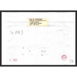 72166 porte timbre congis sur therouanne Seine-et-Marne 1978 amicale philatelique de castres Tarn cheffer lettre france
