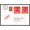 72168 porte timbre pierrepont sur avre somme 1978 amicale philatelique de castres Tarn cheffer lettre cover France