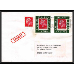 72171 porte timbre chateau de sceaux Hauts-de-Seine 1978 amicale philatelique de castres Tarn cheffer lettre cover 