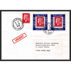 72177 porte timbre maignelay montigny 1978 amicale philatelique de castres Tarn cheffer lettre cover France