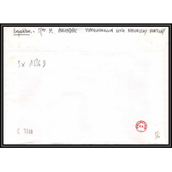 72177 porte timbre maignelay montigny 1978 amicale philatelique de castres Tarn cheffer lettre cover France
