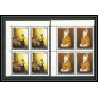 273a - Yemen kingdom MNH ** Mi N°557/566 A Tableau (Painting) vermeer copley murillo van leyden goya bloc 4