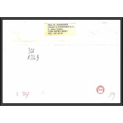 72231 porte timbre monchy humieres oise 1978 amicale philatelique de castres Tarn cheffer paix lettre France