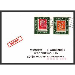 72233 porte timbre rosny sous bois seine saint denis 1978 amicale philatelique de castres Tarn cheffer paix lettre cover