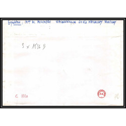 72240 porte timbre tulle correze 1978 amicale philatelique de castres Tarn cheffer lettre cover France