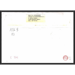 72261 porte timbre estree st denis oise 1978 castres Tarn cheffer iris lettre cover France