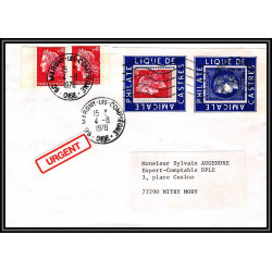 72263 porte timbre margny les compiegne 1978 amicale philatelique de castres Tarn cheffer lettre cover France