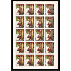 274 - Yemen kingdom MNH ** Mi N°557/566 B Tableau (Painting) Non dentelé imperf feuilles sheets 