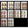 274b - Yemen kingdom MNH ** Mi N°557/566 B Tableau (Painting) vermeer Non dentelé imperf goya bloc 4 