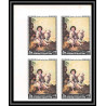 274b - Yemen kingdom MNH ** Mi N°557/566 B Tableau (Painting) vermeer Non dentelé imperf goya bloc 4 