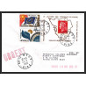 72476 porte timbre le meux oise 1986 fontenay le comte cheffer lettre cover France