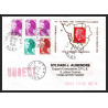 72477 porte timbre le meux oise 1986 fontenay le comte cheffer lettre cover France