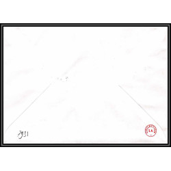 72477 porte timbre le meux oise 1986 fontenay le comte cheffer lettre cover France