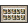 275c - Fujeira MNH ** Mi N°202 B Non dentelé imperf Tableau tableaux painting Cézanne feuille complète 