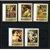 277b - Fujeira MNH ** Mi N°1006/1010 B Tableau (Painting) nus nudes gauguin ingres Non dentelé imperf
