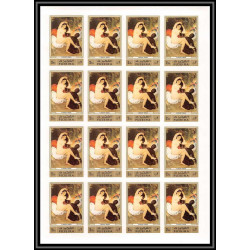 277e - Fujeira MNH ** Mi N°1006/1010 B Tableau (Painting) nus nudes Non dentelé imperf feuilles sheets